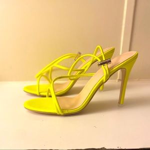lime green stiletto heels